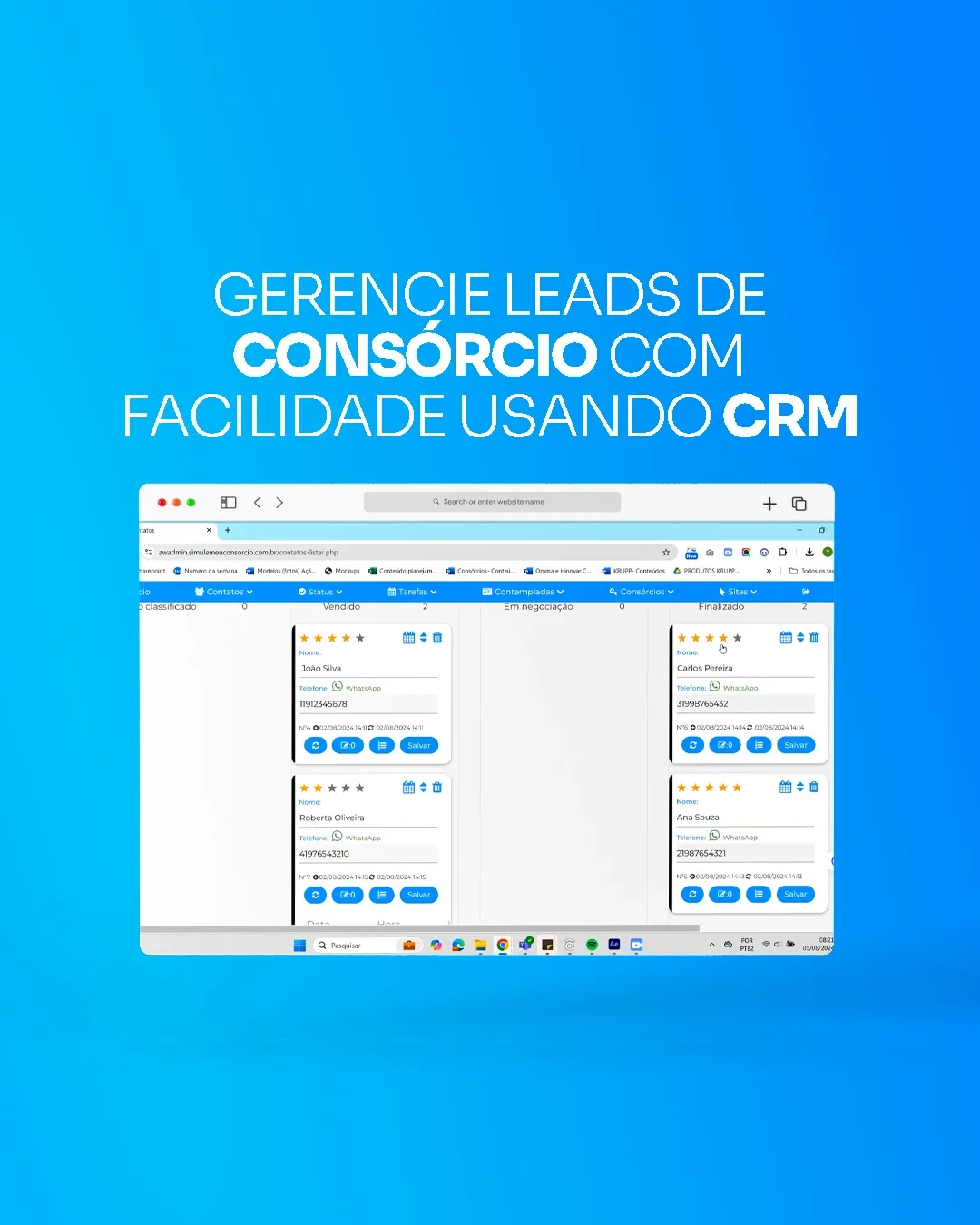 CRM de Consórcio Para Gerenciar Leads de Consórcio Qualificados
